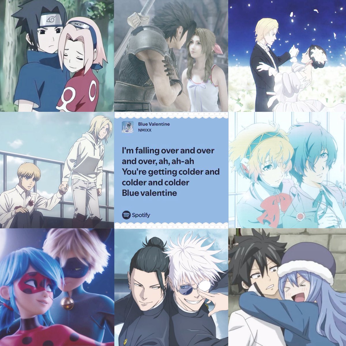 popuniie's tweet photo. In honor of Valentine’s Day,, here are my blue Valentine variants #nmixx ❤︎ https://t.co/dg9UYzdcwl