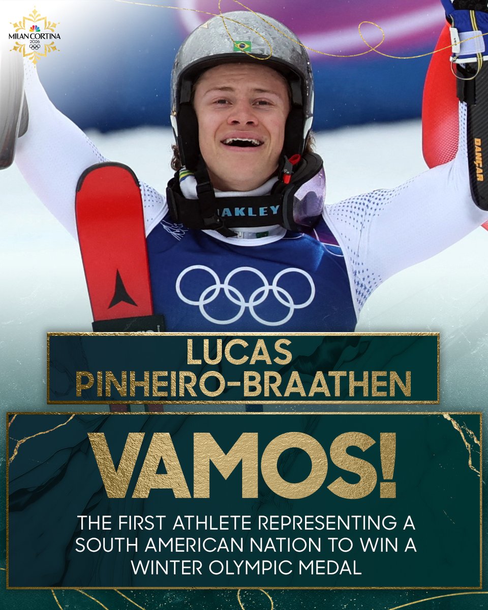 For Brazil. For South America. 👏

#WinterOlympics