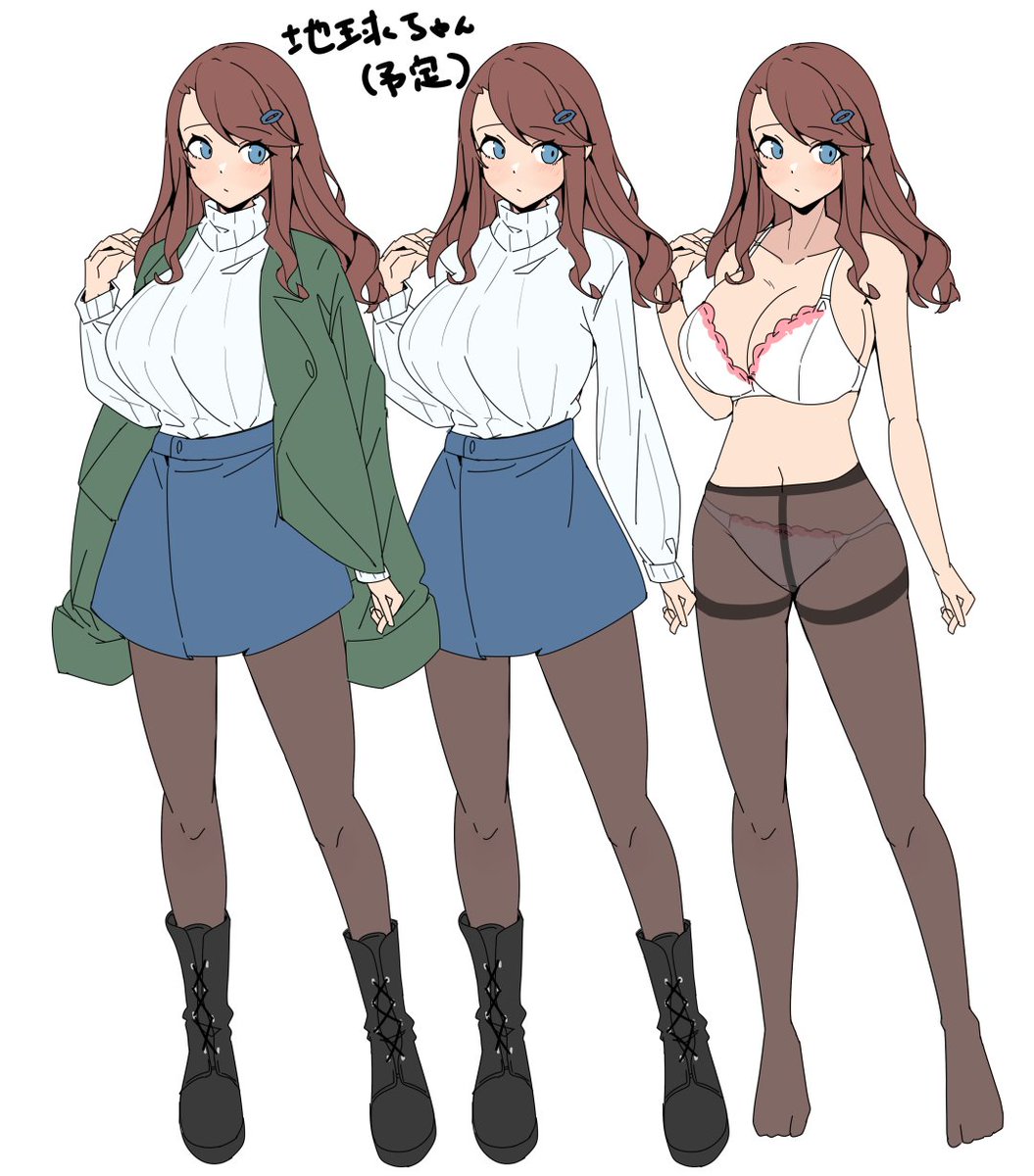 あどぷとするかもしれない子のデザインおわり🌎 