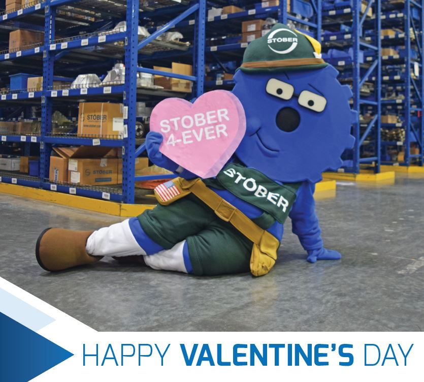 Happy Valentine's Day from Gerhardt and all of us at STOBER!  ❤️⚙️