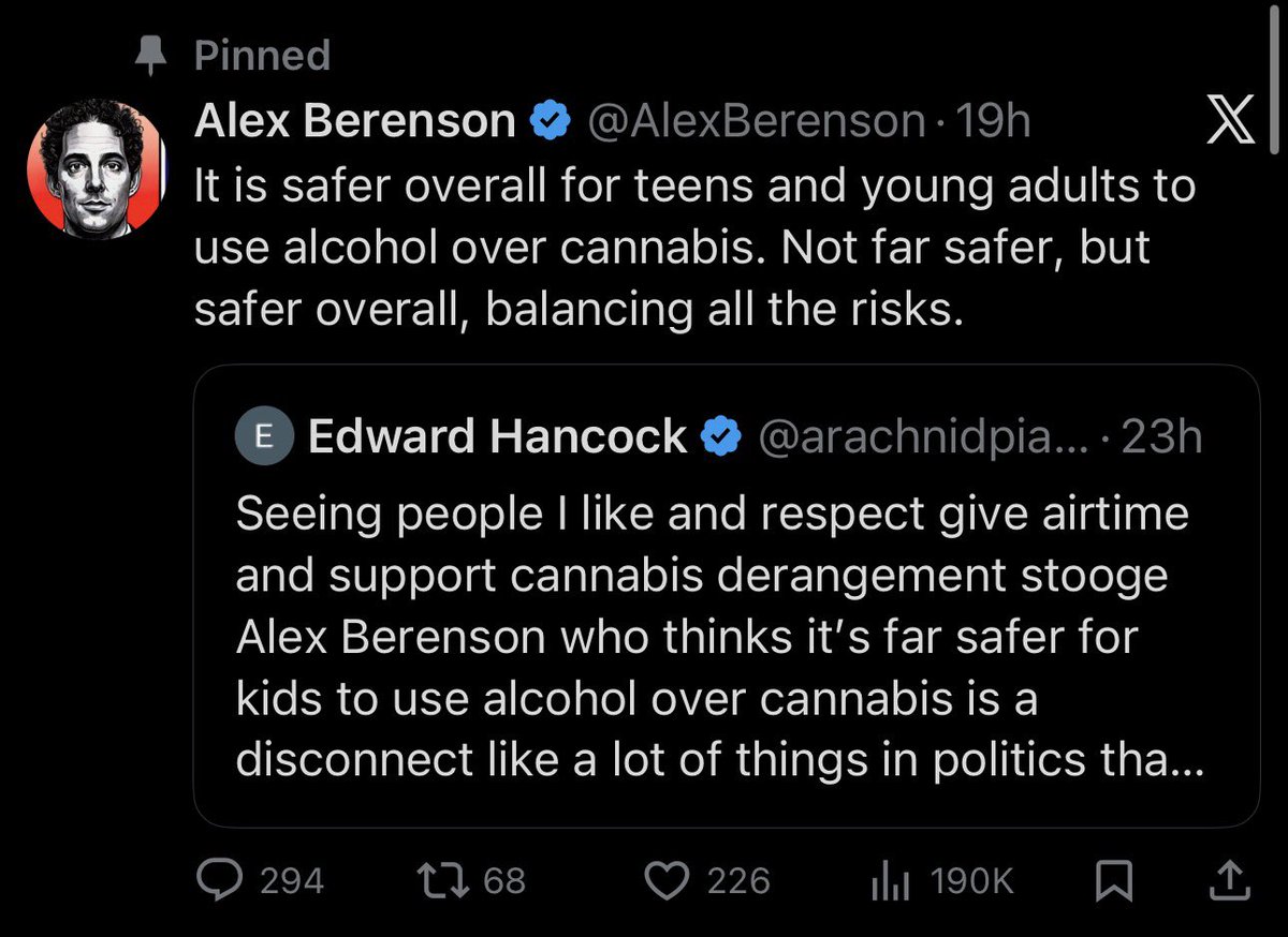 He PINNED this. 
Alcohol destroys lives and this man is literally advocating for YOUR downfall. 

He doesn’t care if you die or get sick or addicted. 

Just so long as he keeps getting those PHAT CHECKS from his handlers. 

SMH😤😤😤