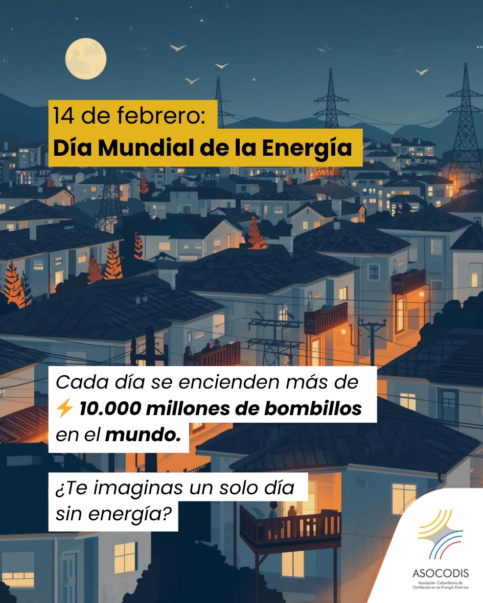 Image for the Tweet beginning: #DiaMundialDeLaEnergía
Conmemoramos esta fecha, un recurso