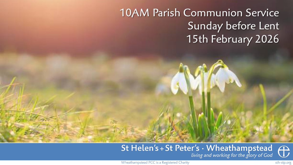 Join us tomorrow at 10am for our Parish Communion or at 3.30 for the informal Kids Worship. Both at St Helen's,  all welcome.  Livestream for 10am service
youtube.com/live/n13rEBbo-…