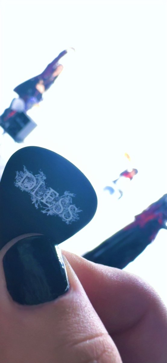 かなり今更ですが、実はわたくしが使用しているピックはDLESSロゴが入っています。
(裏面はわたくしのロゴ)

そしてこれはCrimson BrideのMV撮影時

まぁメンバーの映りボヤけてるし許されるでしょう
(これ後で怒られたらみなさん全力で庇って)
