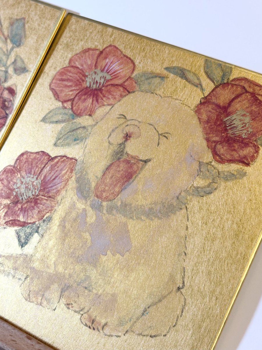 二月末の展示に向けて🐕 #wipart