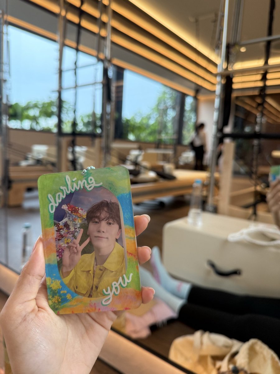 cultsvt's tweet photo. (Telat dikit but) i attending pilates like Seungkwan did with a fellow carat on carat day~ https://t.co/3GW6AQkU1J