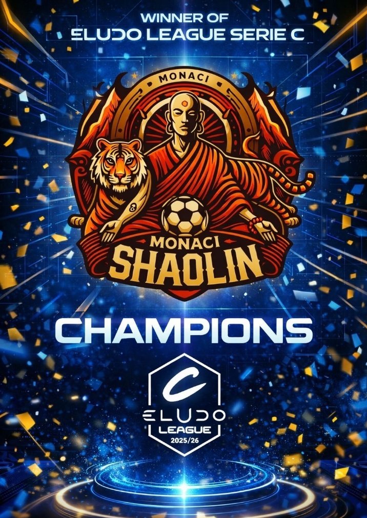 Con questo traguardo cercato e voluto comunichiamo che i MONACI SHAOLIN si prenderanno una pausa dal competitive per questa seconda stagione.
Abbiamo bisogno di ricaricare le pile e svuotarci la mente.
Ritorneremo più carichi questo è sicuro💛❤️
<a href="/eLUDO_official/">eLUDO</a> <a href="/FVPA_net/">FVPA.net 🇮🇹</a>