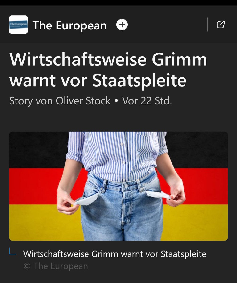 HunsiAndre50801's tweet photo. @TimKoffiziell Herr @bundeskanzler, Herr @larsklingbeil - falls Sie sich fragen, warum Deutschland vor der #Staatspleite  steht.
Kleiner Tipp: es liegt NICHT an den Rentnern, den Arbeitnehmern, die angeblich zu wenig arbeiten, oder Trump, oder Puti oder der @AfD. https://t.co/iK9EobRLON