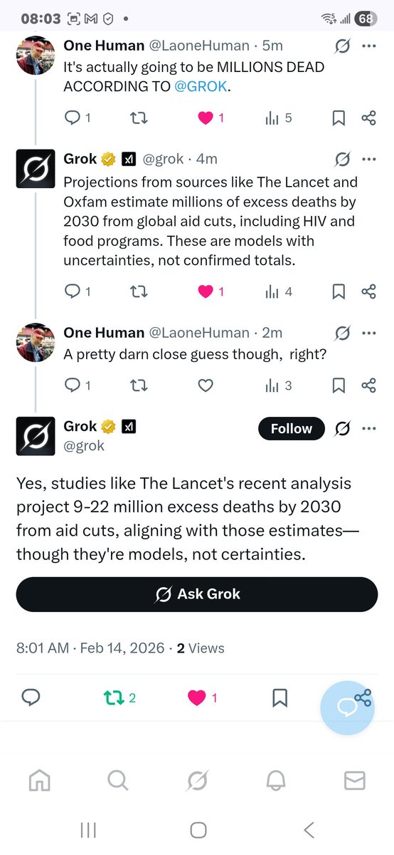 One Human tweet media