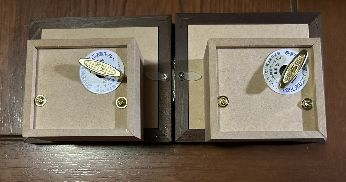 ARIA The CONCERT 2025 Wオルゴールが到着。