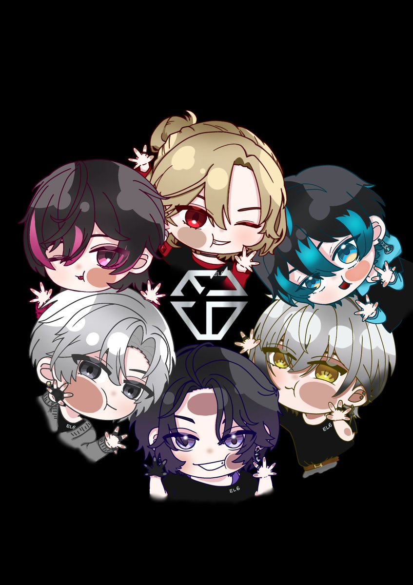 3121_911's tweet photo. ぴたっとミニキャラEL6のうちわ用イラストです❣️
配布しますので良ければお使いください✨️

（利用条件：リプかDMにて使用報告をください。各メンバーソロもあるので、お気軽にお声かけを❕）

 #EL6  #絵れしく  #見ろ春希 #JILart  #ていくぴくちゃー  #羽ペン  #ね絵いろ  #832エゴサ用  #EL6RWY https://t.co/4r85Om0bdq