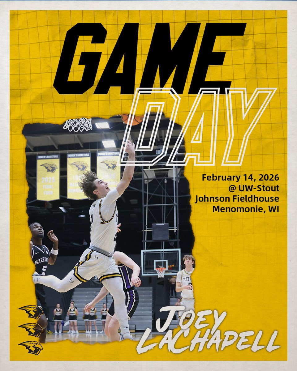 Alexrocks4u's tweet image. ROUND 12!!! FTMF'S!!!
🏀 Game 23: Sat. 2/14/26
🆚 UW-Stout
📍 Johnson Fieldhouse
🕐 3 PM CDT
📺 wiacnetwork.com/stout/?B=30145…
❤️ HAPPY VALENTINE'S DAY!!!
#OneFist