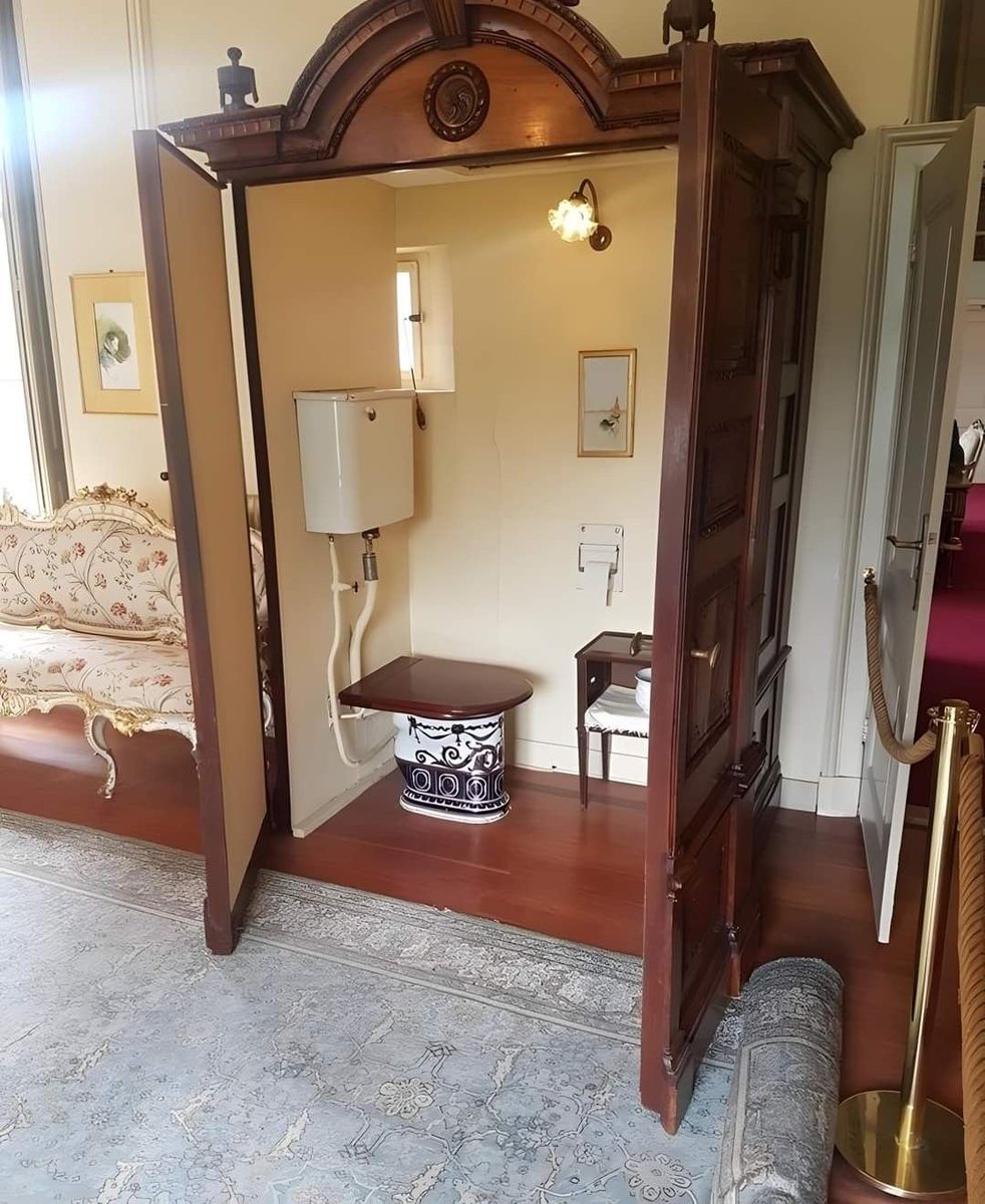 Ever wonder where the term water closet came from?

Now you know.