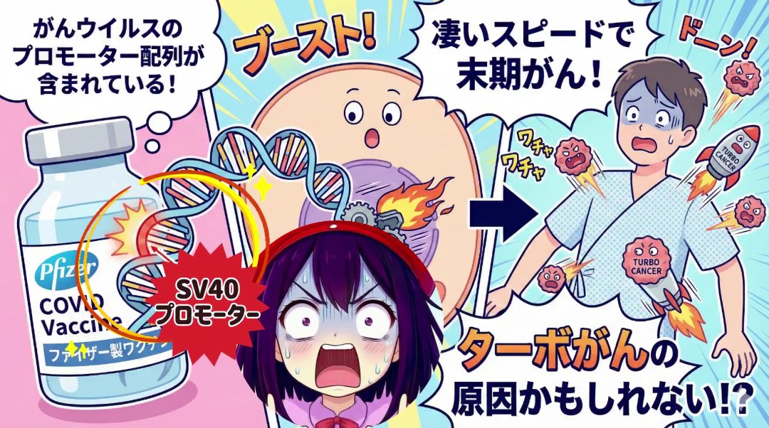 HappyRuler's tweet image. アニメ「ヘンテコな論文⁉️」

１９万再生突破‼️

「どーしてちゃん」と「ハカセ君」は言う。
“おそれていることは
すでに起きているかもしれない”

引用ポストから連続２作見れます👇️
#SV40 #mRNA