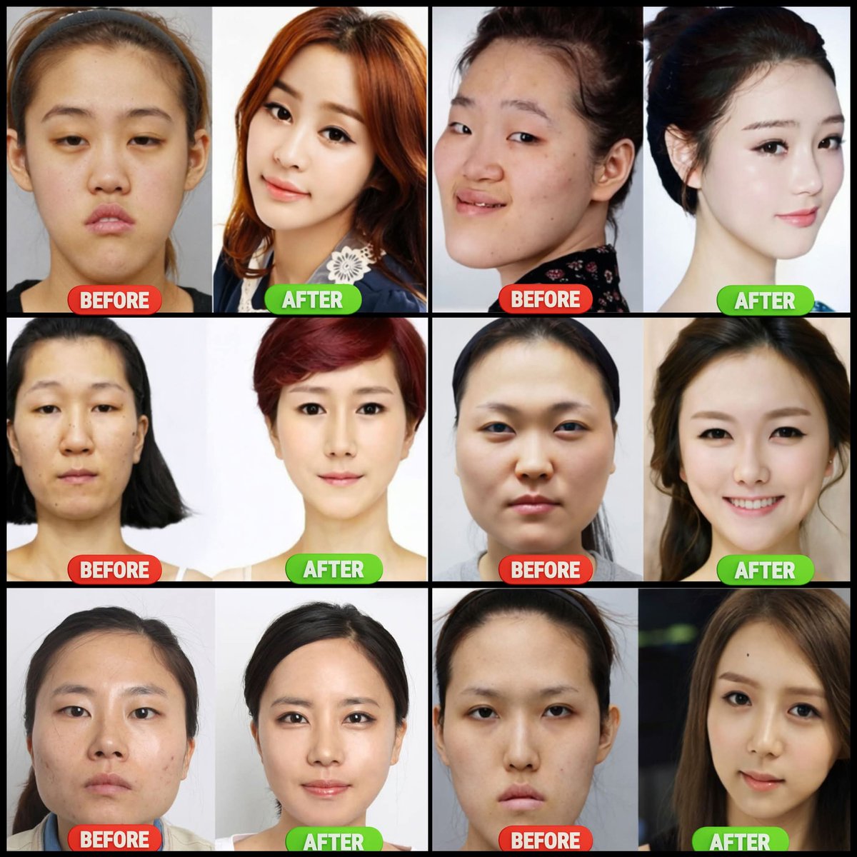 This you call south Korean beauty? Shittt.