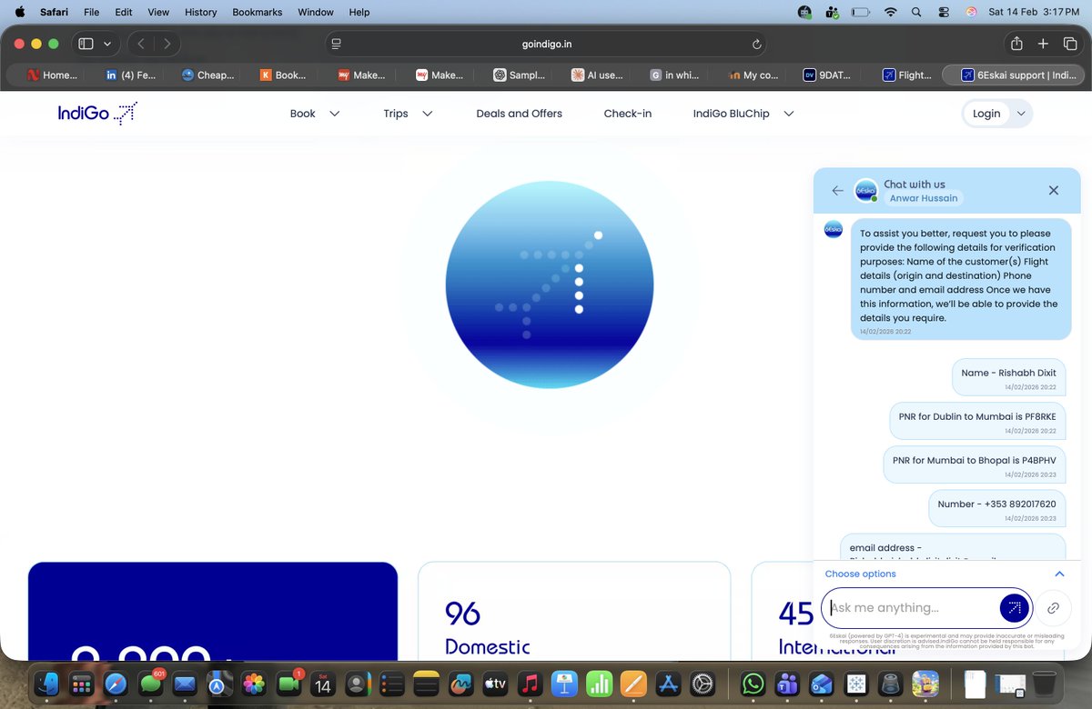 rishabhdixit13's tweet image. See how #indiGO6e airline is treating with customers by changing their flight and not responding to customers #indigoairline
