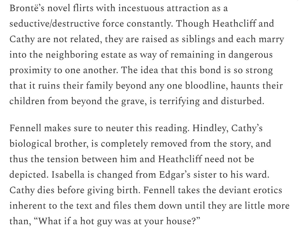 for those unlikely enough to spend Valentine’s Day with Emerald Fennell: