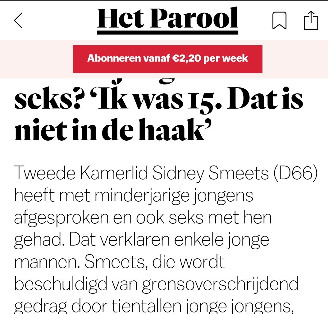 Ik heb destijds niets gehoord hierover bij <a href="/vandaaginside/">Vandaag Inside</a> <a href="/CafeKockelmann/">Café Kockelmann</a> <a href="/pauwendewit/">Pauw & De Wit</a> <a href="/Nieuwsuur/">Nieuwsuur</a> 
<a href="/WNLVandaag/">WNL Vandaag</a> <a href="/telegraaf/">De Telegraaf</a> ...
Wierd Duk, <a href="/nausicaamarbe/">Nausicaa Marbe 🇺🇦🇩🇰🇬🇱</a> ..

U ook niet? <a href="/RobJetten/">Rob Jetten</a> ?