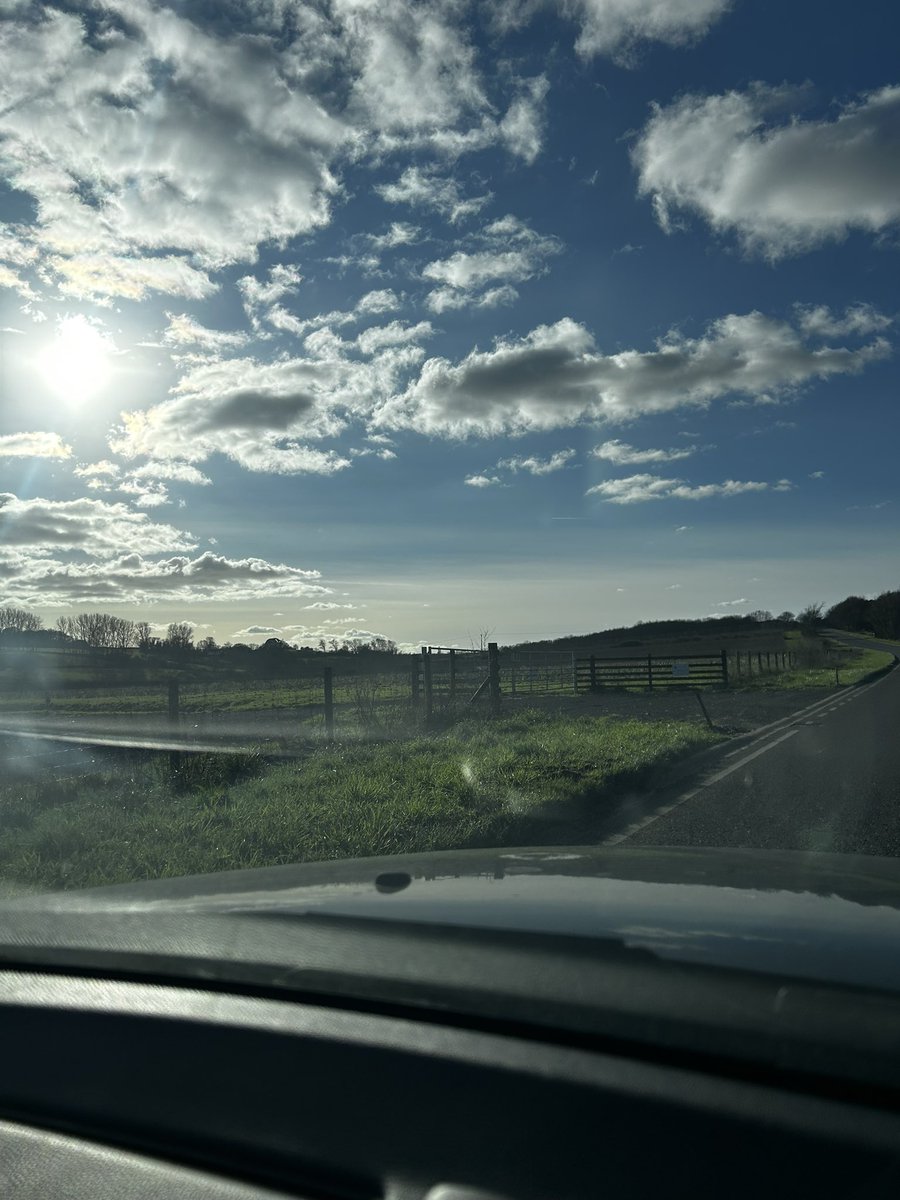 Guys I live in the uk and can anyone explain what this big ball of light is and why the sky is blue instead of grey??