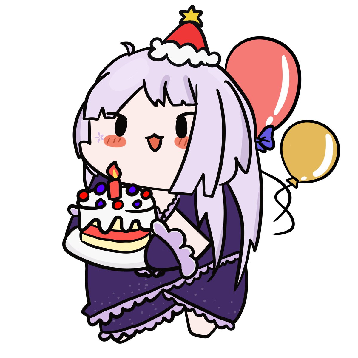 每天都要練習畫畫  
所以每天都會有一個V朋友被我荼毒👾

今天是今天生日的なな@ umemi_nana 
お誕生日おめでとう🥳

#梅花寫真