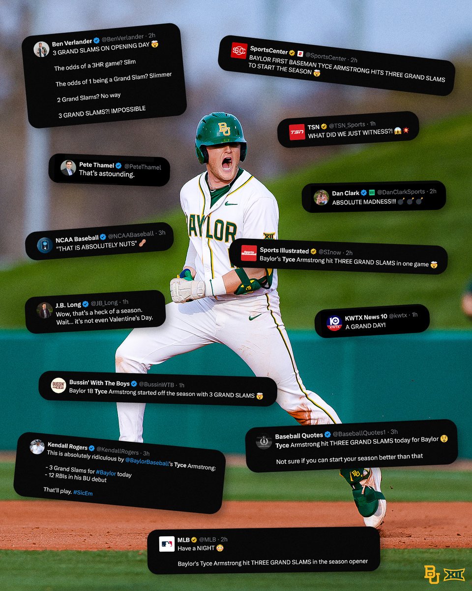 Baylor Baseball tweet media
