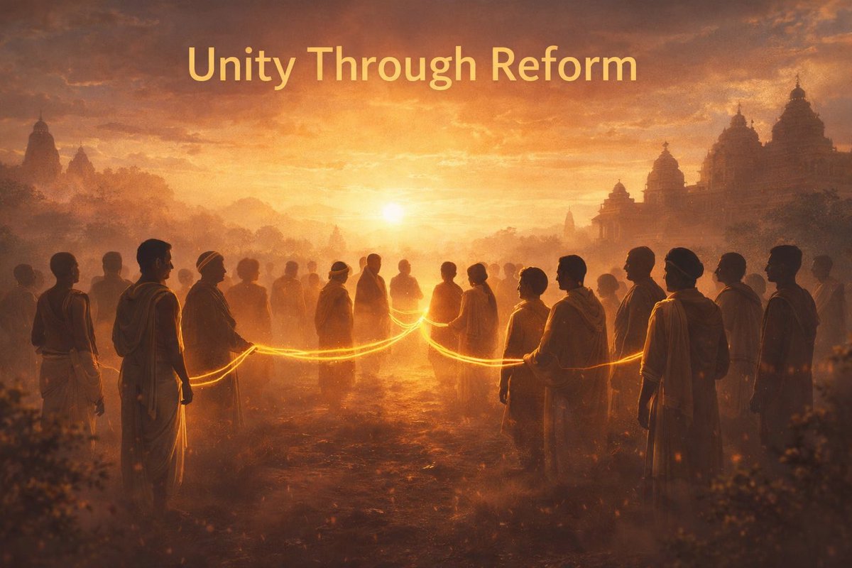 HemanNamo's tweet photo. The “Unity Through Reform” Thread 🧵 – Igniting Hearts for a United Hindu Future
0/12
To our divided Hindu society: The rising anger among Brahmins and the intensifying friction with SC/ST/OBC communities is tearing us apart from within, breaking our collective spirit.
But history whispers a powerful truth – our greatest strength has always risen not from bitter conflicts, but from the courageous Brahmins who dared to challenge their own privileges, sacrificing everything to forge a more just, inclusive world for every soul.
This thread on the “Reformers Within” will move you, inspire you, and remind you: True dharma is unity in action. Let’s heal together. 👇
#HinduUnity #SocialReformers #Samarasata