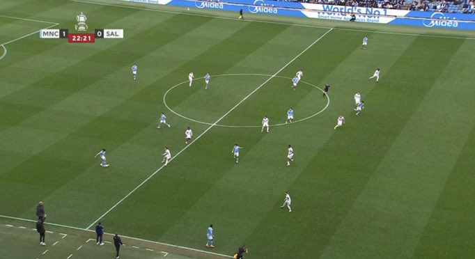 BwessWarrior's tweet image. Marmoush got denied a goal here while onside but the linesman denied him the goal