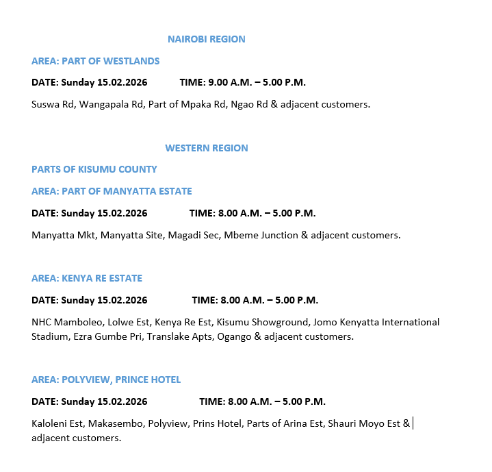 Kenya Power tweet media