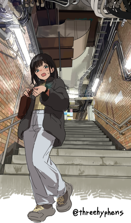 四谷三丁目駅のタイルをチマチマ描いている私を見て、夫が「アルゴリズムを使って効率よくやれそうな作業だ…」というので、「これはお店で買えるセーターをわざわざ手編みすることで安らぐみたいな種類の趣味なので、アルゴリズムでどうにかする必要はないノヨ」と告げた。尚網目は飛ばしまくっている