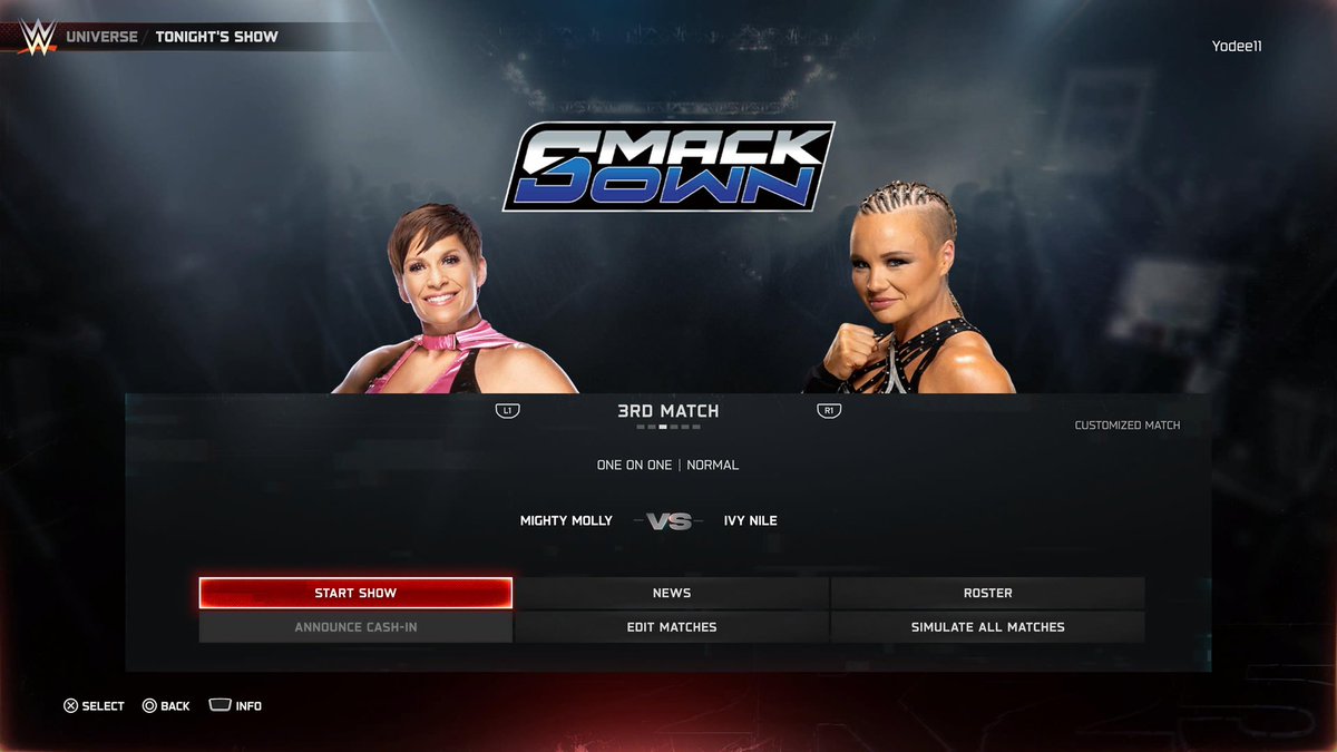 _yodee11's tweet image. #SmackDown

🔥🔥🔥🔥

Subscribe- #Yodee11 

Link 🔗 youtube.com/live/1O_myi3J0…

Feat 

-20 Man Battle Royale 

- #JohnCena / #JacobFatu 

- #TrishStratus &amp;amp; #Lita 
Vs 
#ThePureFusionCollective 

-#MightyMolly vs #IvyNile 

And More….