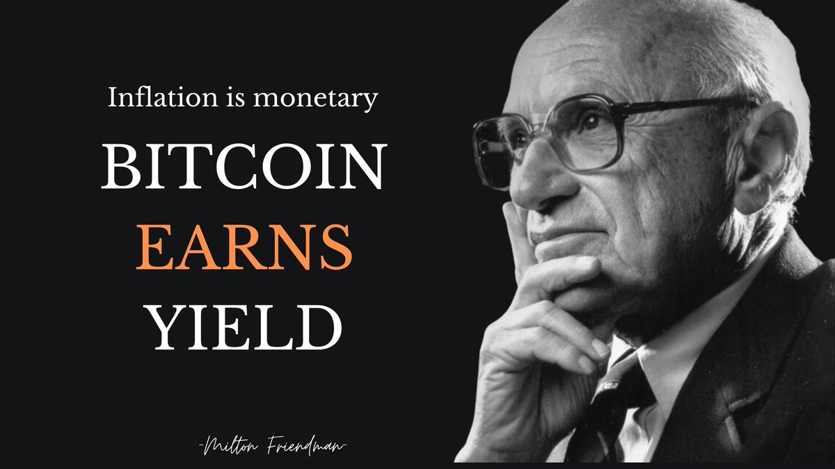Inflation is monetary.
Bitcoin needs to earn Yield!

Bitcoin has already crossed the line from an outsider idea to an institutional holding.

From message boards to mandates.
From speculation to treasury allocation.

But legitimacy is only the beginning.

The next chapter is