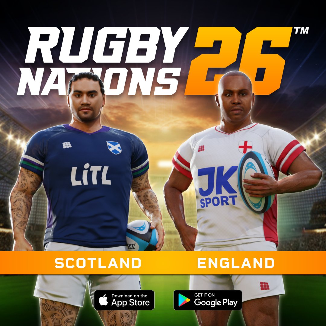 Tradition, tension, and total commitment.
Scotland vs England always delivers drama.
🔥 Take control in Rugby Nations 26.
#RugbyNations26 #GameDay #RugbyFans