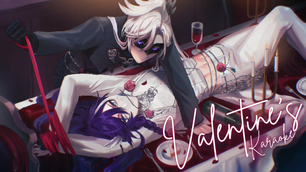 HAPPY VALENTINES YOU STINKY LITTLE BIRDS 🐦‍⬛💝✨

IT'S TIME TO SING SOME AMAZING LOVE SONGS FOR MY AMAZING LITTLE BIRDS ~♡

AND SURPRISE, THIS KARAOKE WILL BE ARCHIVED FOR YOU 🥺‼️

⏰STARTS AT 11AM JST / 6PM PST⏰
🔴: youtube.com/live/f53dOTLUw…
🎨: <a href="/qvnashi/">QV</a>