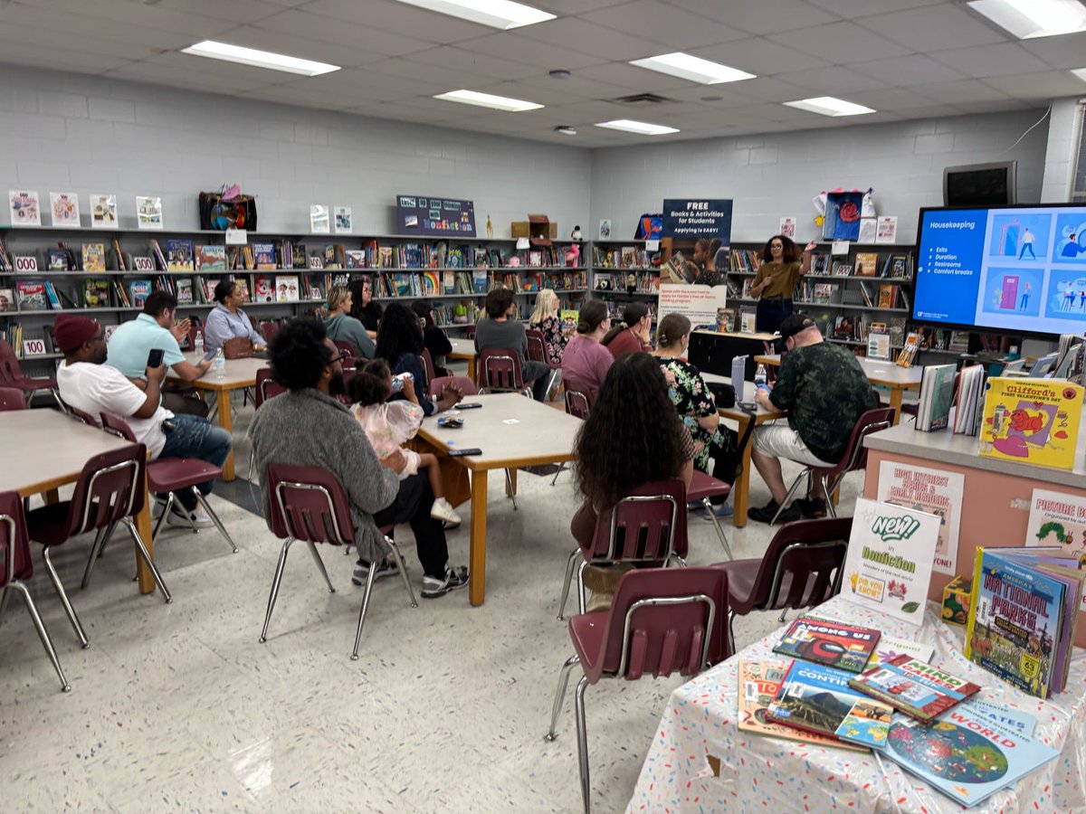 Our Reading Family Night was so much fun! 📚😊🦅