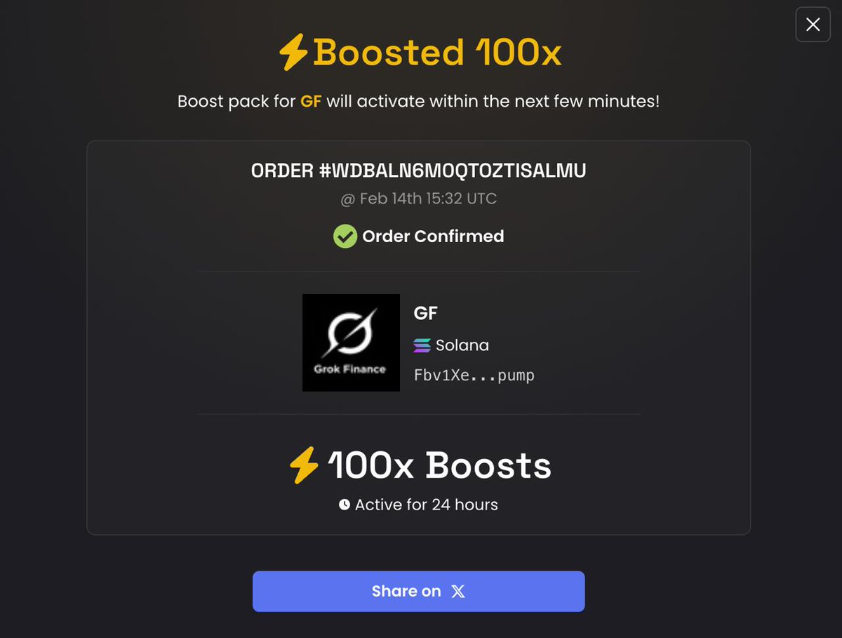 100x BOOSTED!

SEND IT