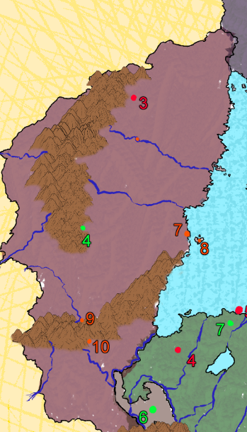 Everyone seems keen to learn about the regions of our game, introducing The Avant-Garde.

The Avant-Garde:
The one true place that is the spitting image of hell itself - unforgiving terrain, with molten magma rivers as far as the eye can see.

Disclaimer: development sketch.