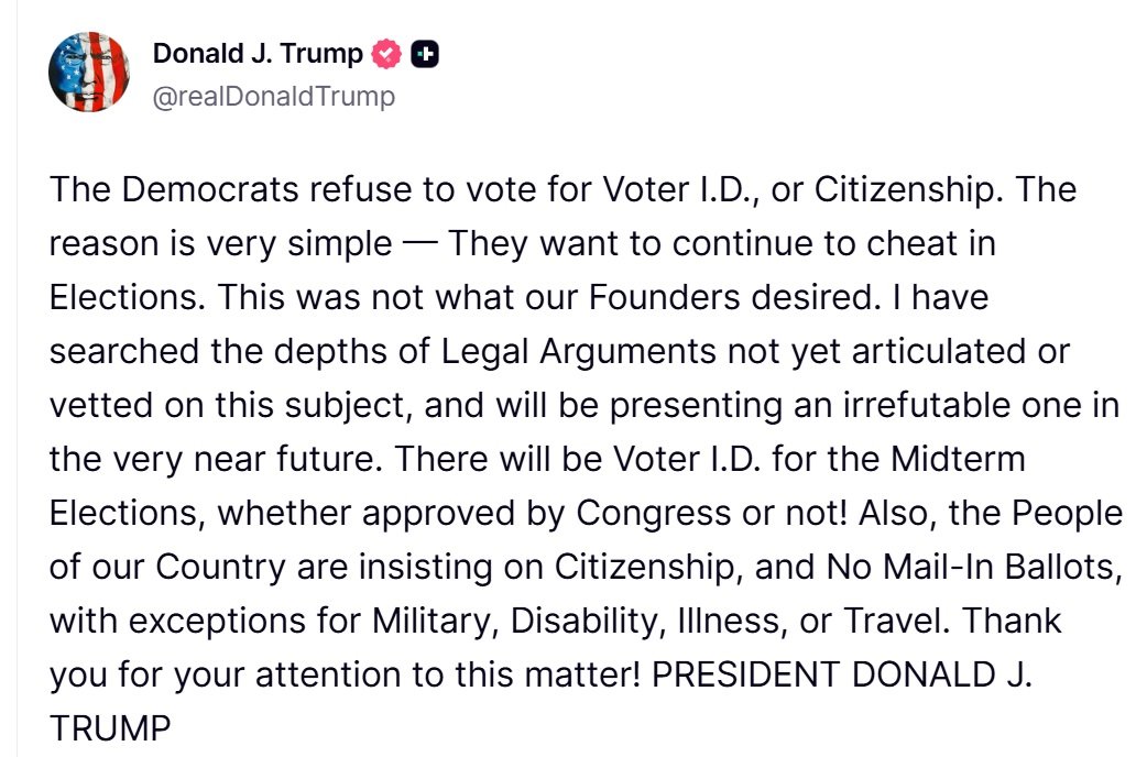 Democrats can't win unless they cheat.
