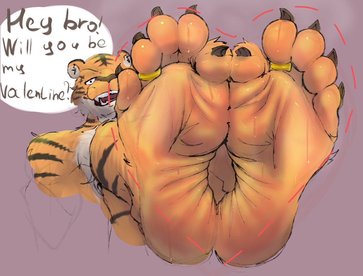 It turns out it's valentine's day today, so here ye

ye, it's Bill, and he's making a heart with his feet