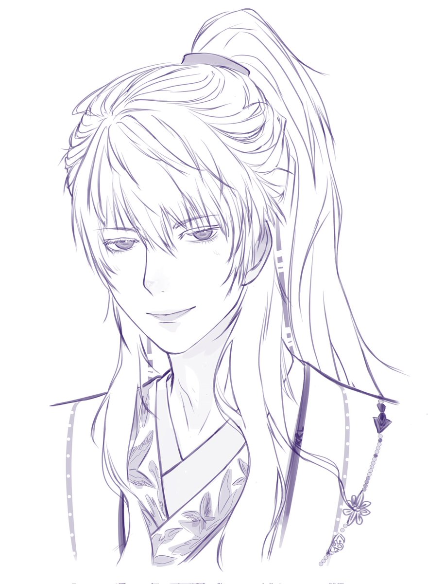 Sketch bc today is valentine but i also forgot how to render✌️ #LoveandDeepspace
