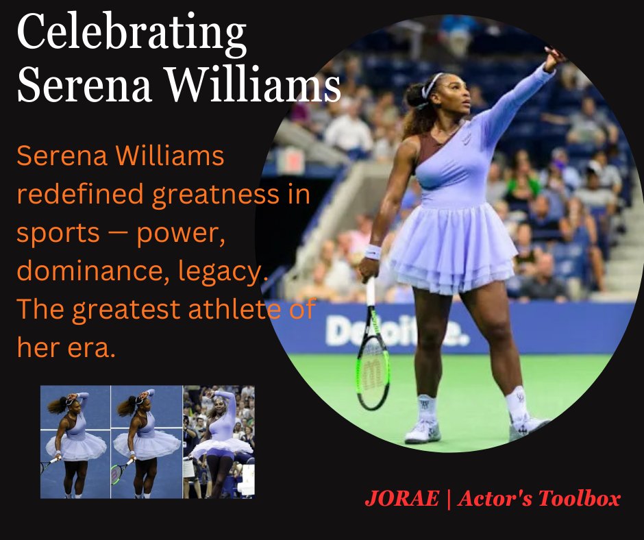 OCYoungActors's tweet photo. Serena Williams redefined greatness in sports — power, dominance, legacy.
The greatest athlete of her era. 

#BlackHistoryMonth #BlackExcellence #BlackInventors  #BlackwomenInHistory https://t.co/UcYvmoPLkJ