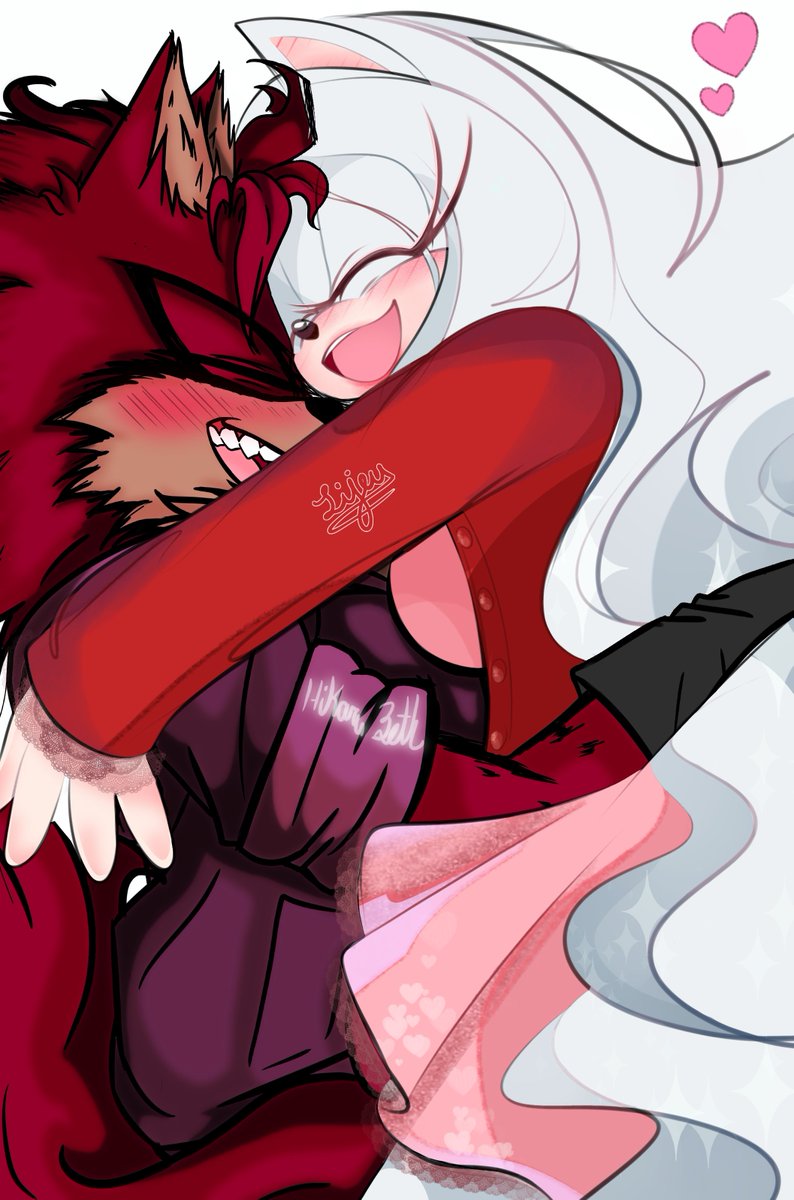A sweet collab with <a href="/HikaruZeth/">Hikaru Zeth</a> his OC Geo and my OC Aurora 💖
Happy valentines everyone!!

#SonicTheHedgehog #SONIC #furryartwork #digitalart #digita