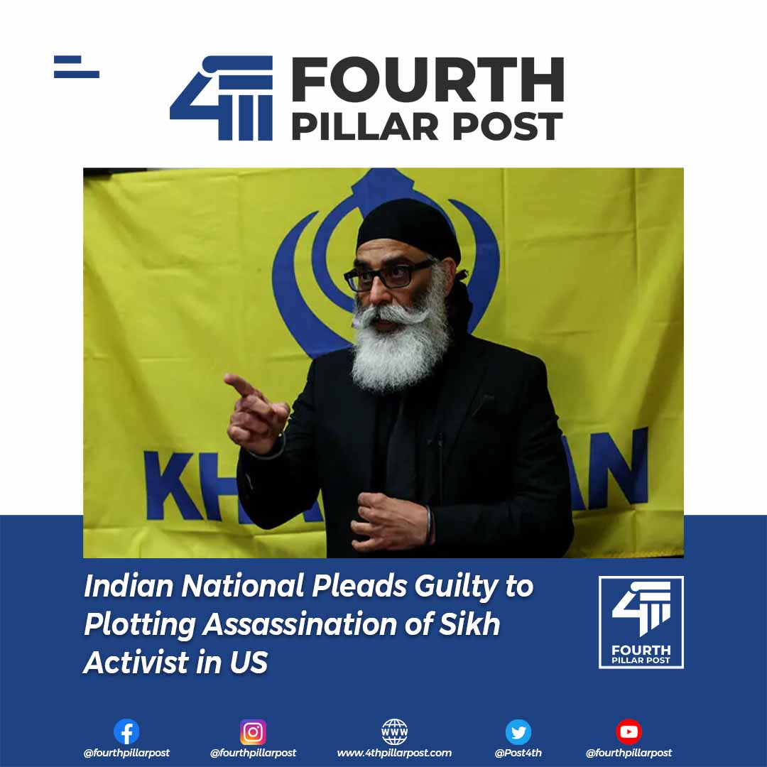 Post4th's tweet image. Nikhil Gupta, 54, pleads guilty in US District Court for the Southern District of New York to murder-for-hire plot targeting Sikh activist Gurpatwant Singh Pannun. Plot allegedly linked to Indian government employee. #SikhActivist #USJustice #TransnationalCrime