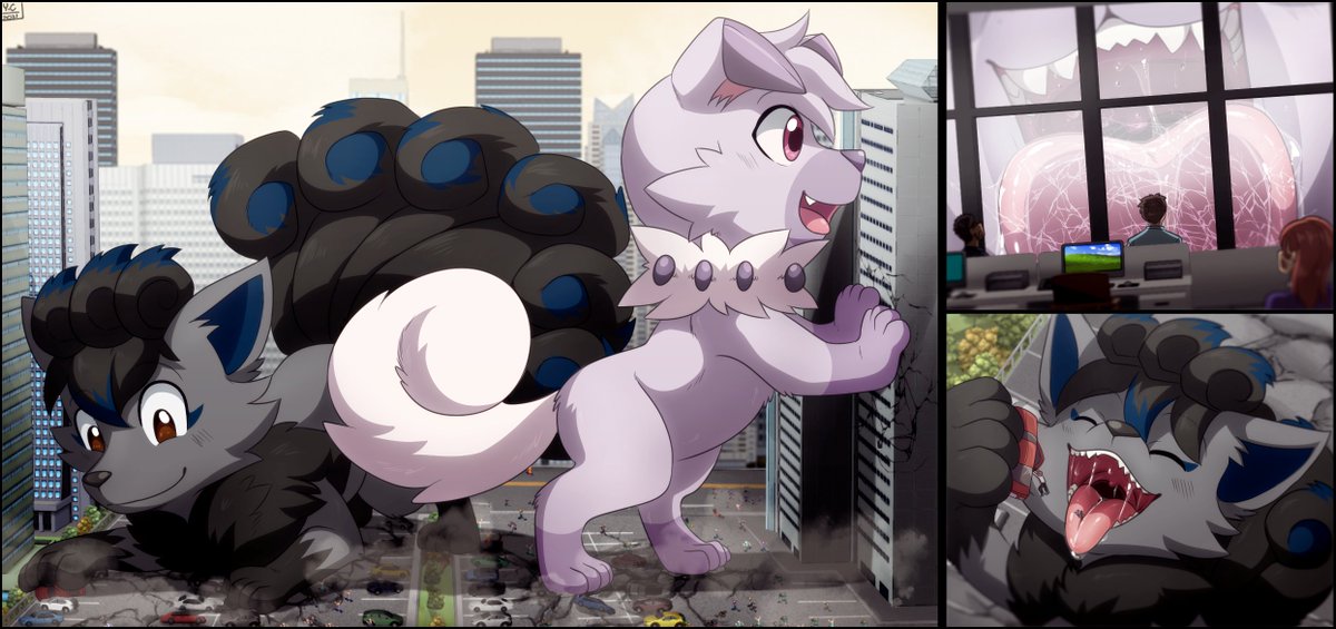 When giant puppers decide to play in the city :D Chaos and curiousity rise to the max :D
So many snacks and playthings!
Art from the amazinf Incredibleediblecalico over on FA
Zourpix belongs to <a href="/SolaceLunis/">Local Fop Boy</a>