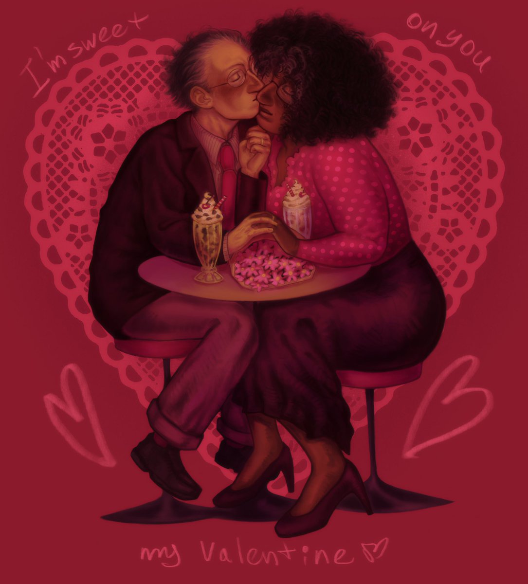 thankfully I finished this in time….happy valentines and merry butchfemme spamtenna #spamtenna