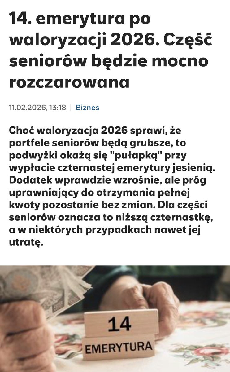 Emerytów tych pokrzepi okoliczność, że kupimy dużo broni. Ich dzieci i wnuki będą zaś zadowolone, że mogą to finansować.