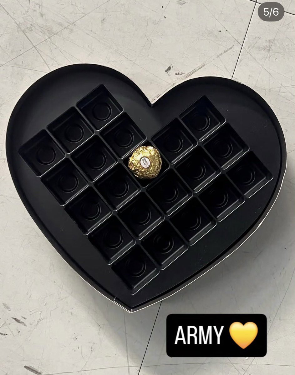 Jimin me dejó un chocolate😋