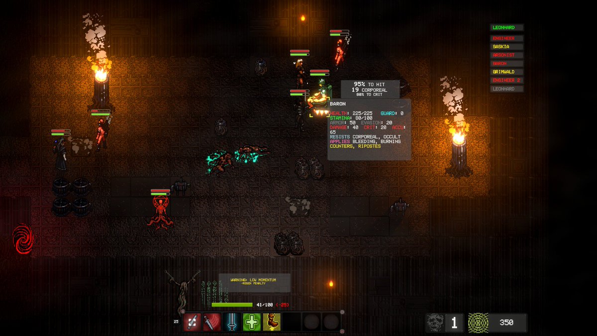ChiefThief_'s tweet photo. Here's the "fire" biome from my game. A soot-choked foundry where the sacred spark of ingenuity is warped into a profane mechanism that manufactures nothing but Agony

#screenshotsaturday 

Wishlist Echoes of Agony on Steam : https://t.co/koWERIU47u https://t.co/jPFJpmA3Vn