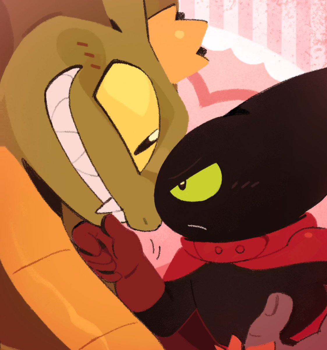 Valentines day or whateverr #MaoMao #Orangusnake #mmhoph