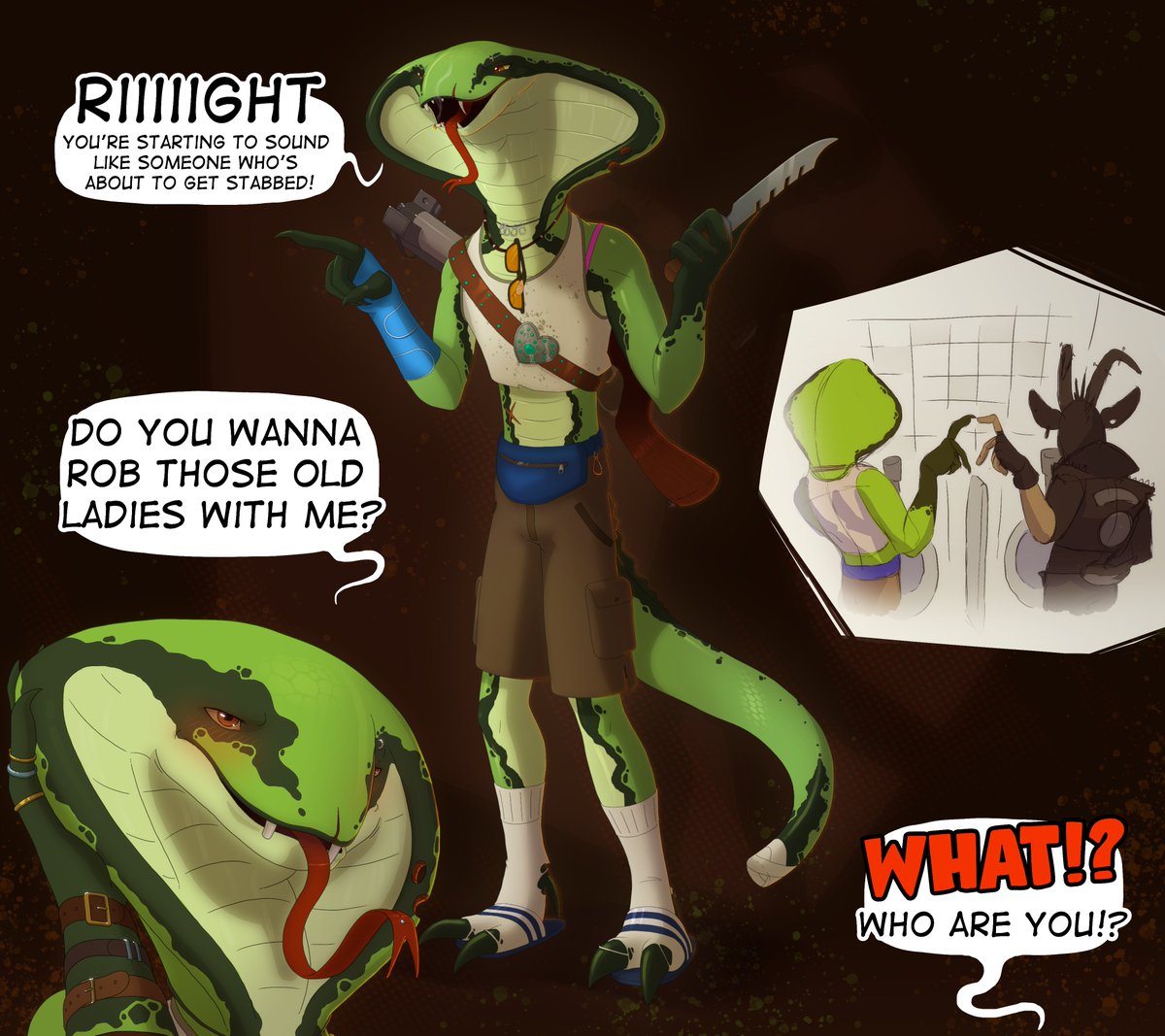 My favorite Deadlock character is Vyper. I love how much of a mess she ...