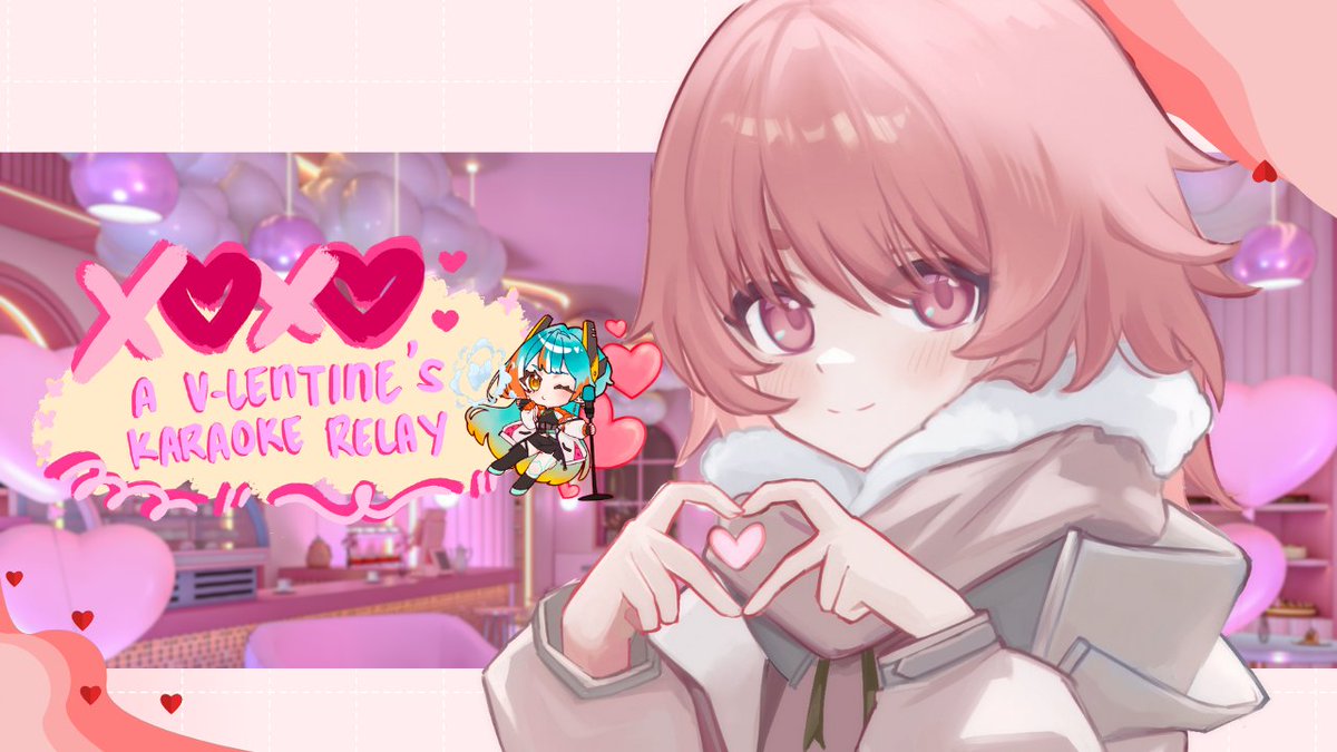 fluffyzegem's tweet photo. XOXO Karaoke Relay
FEB 15th | SUNDAY 3:00PM GMT+8
Twitch▸ https://t.co/9j90RUgUP7
YT▸ https://t.co/P5HaEMY1m9
🎨▸@/kiiyul2d
#gemstream https://t.co/rfyTKqxW4r